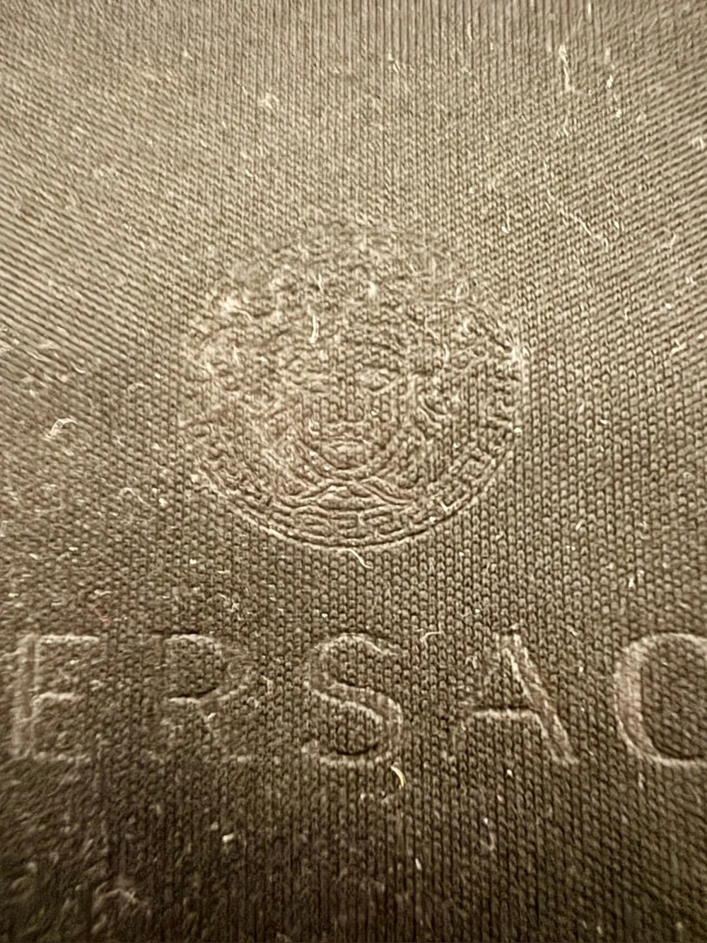 Versace black rigid